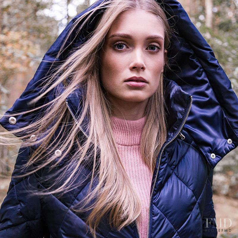 Karoline Seul featured in  the Zero Into the woods lookbook for Fall 2018