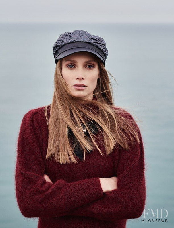 Karoline Seul featured in  the Seeberger Hats advertisement for Autumn/Winter 2019