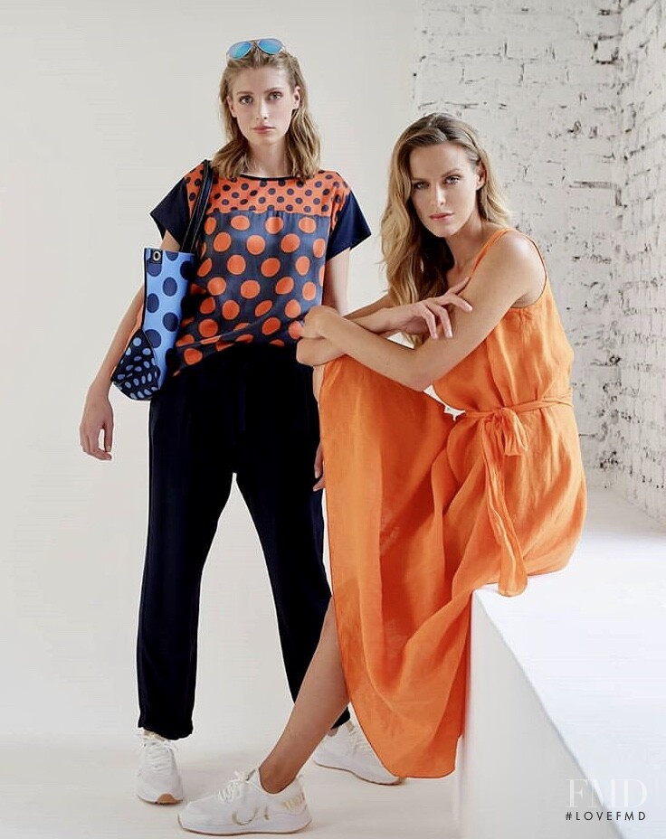 Karoline Seul featured in  the Deha advertisement for Pre-Fall 2020