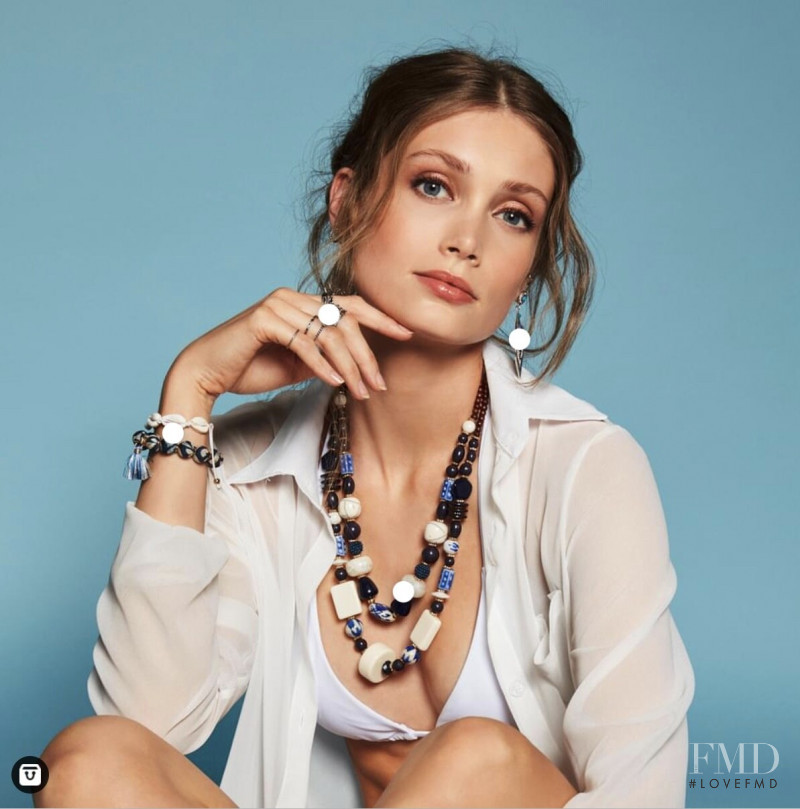 Karoline Seul featured in  the Bijou Brigitte advertisement for Summer 2022