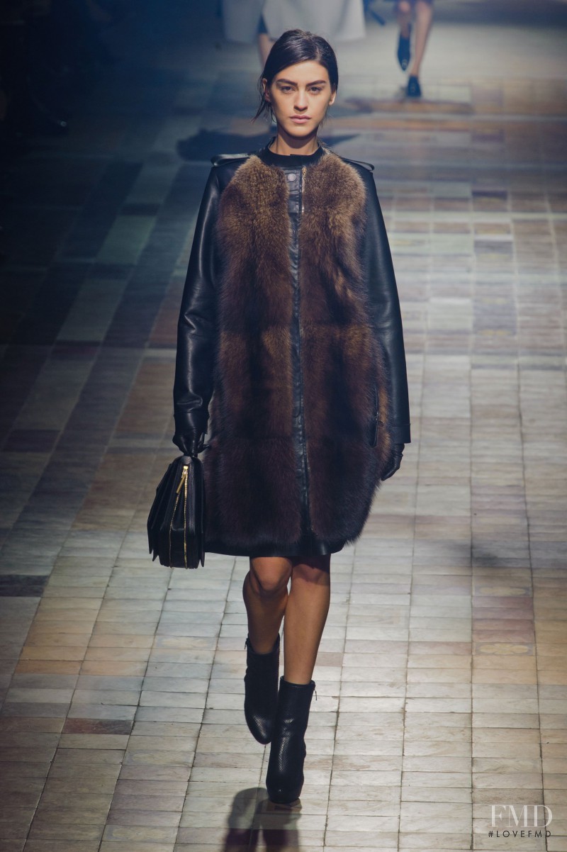 Bruna del Bortoli featured in  the Lanvin fashion show for Autumn/Winter 2013