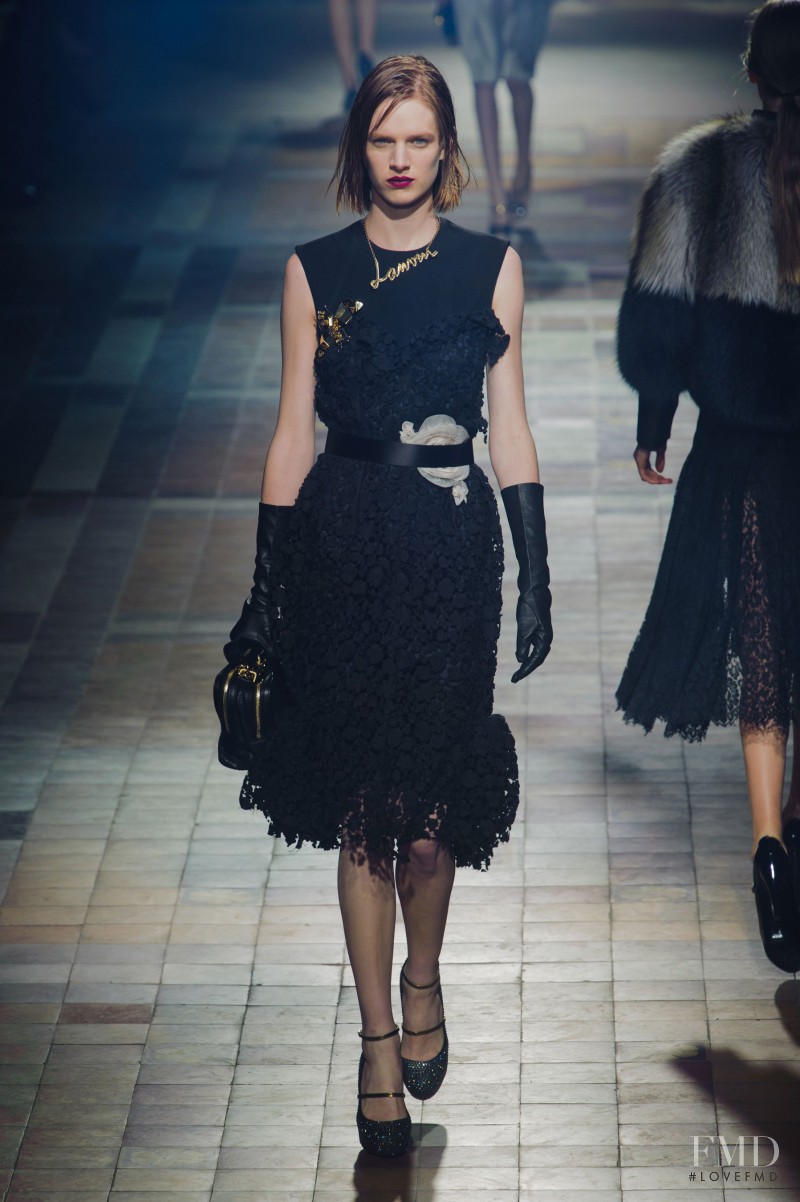Ashleigh Good featured in  the Lanvin fashion show for Autumn/Winter 2013