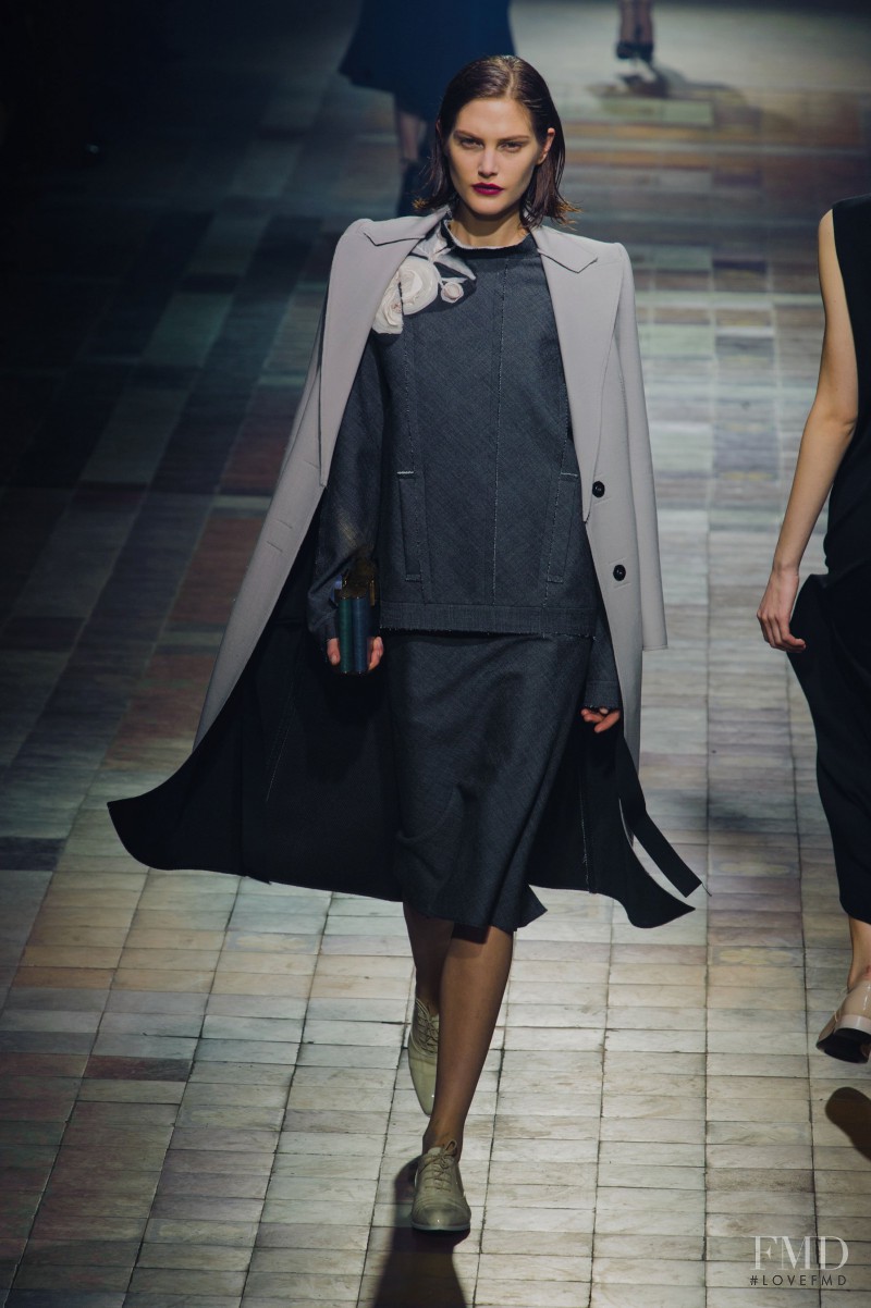 Catherine McNeil featured in  the Lanvin fashion show for Autumn/Winter 2013