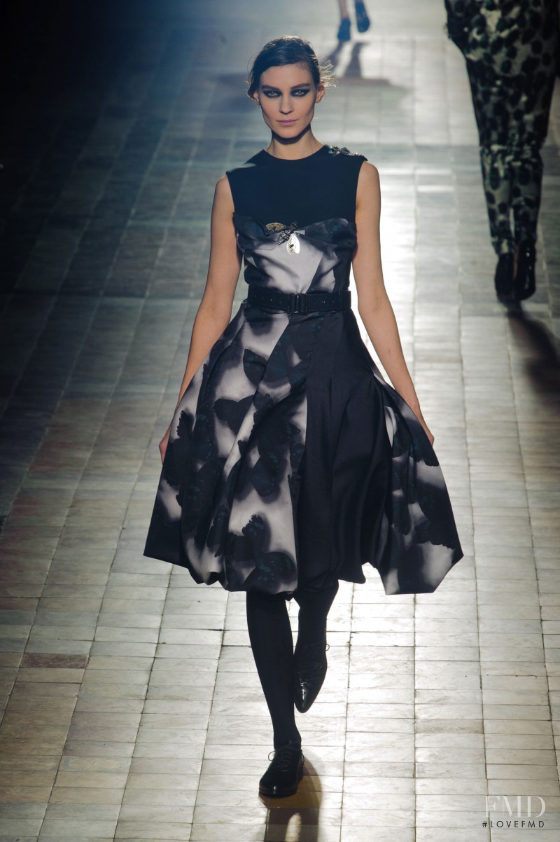 Kati Nescher featured in  the Lanvin fashion show for Autumn/Winter 2013