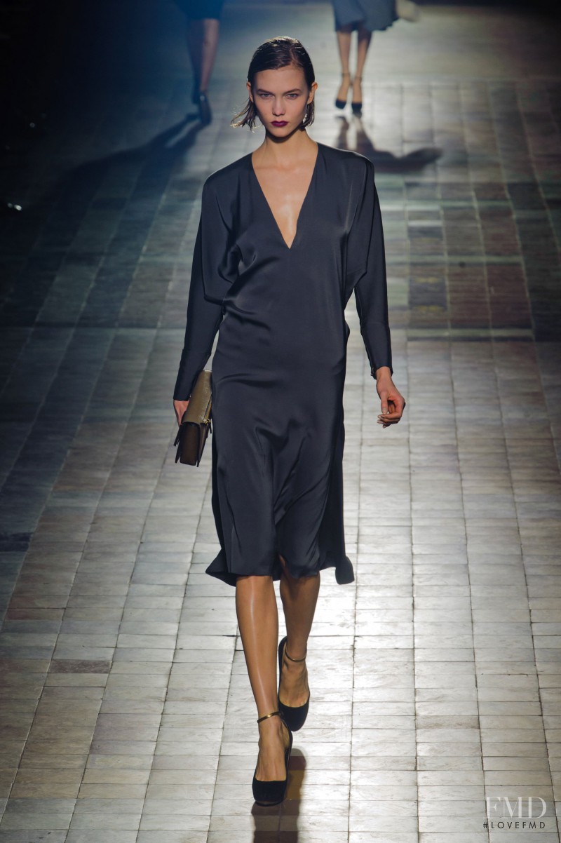 Karlie Kloss featured in  the Lanvin fashion show for Autumn/Winter 2013