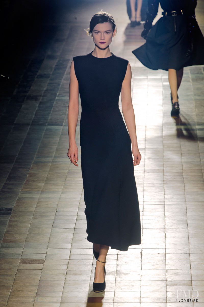 Kasia Struss featured in  the Lanvin fashion show for Autumn/Winter 2013