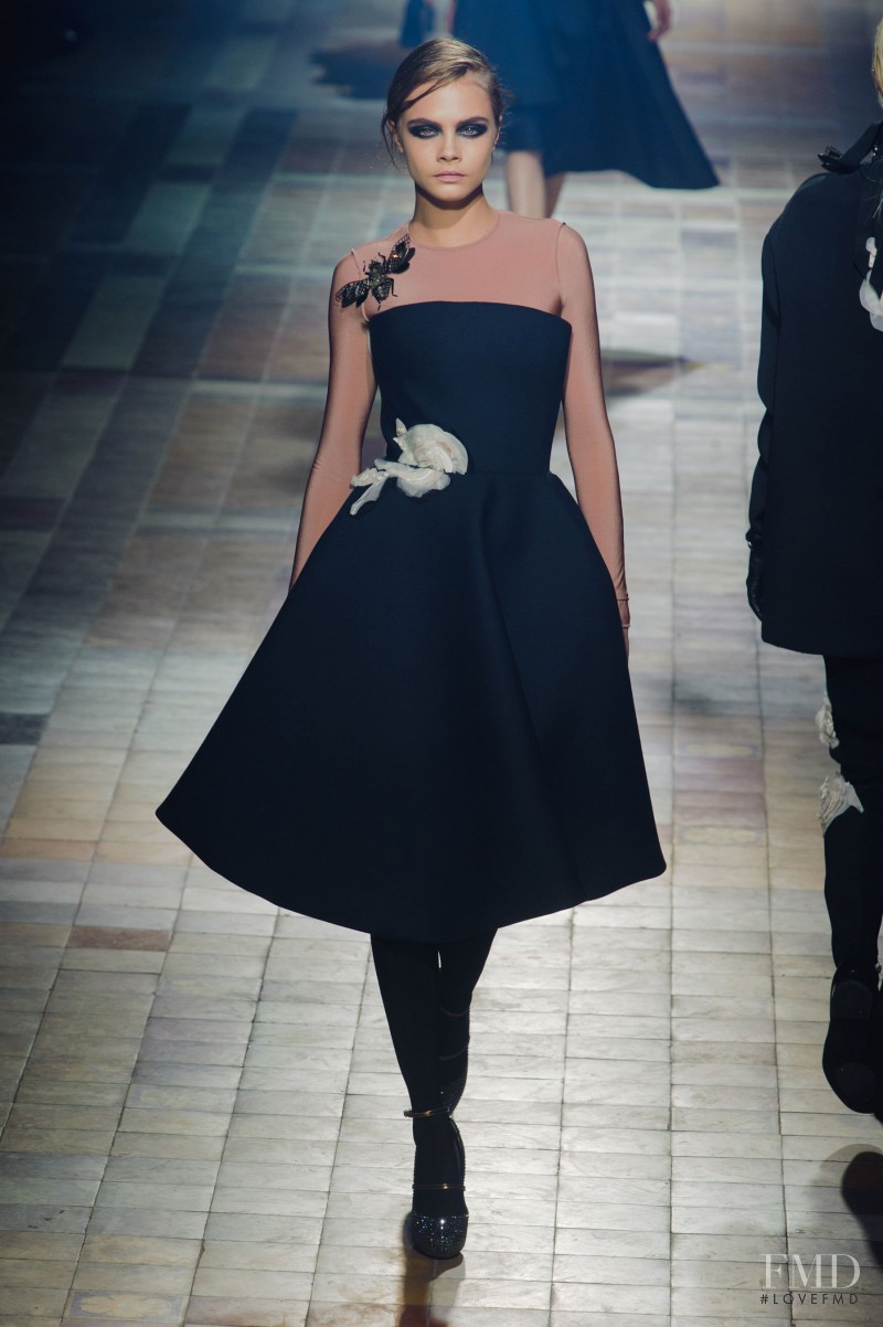 Cara Delevingne featured in  the Lanvin fashion show for Autumn/Winter 2013