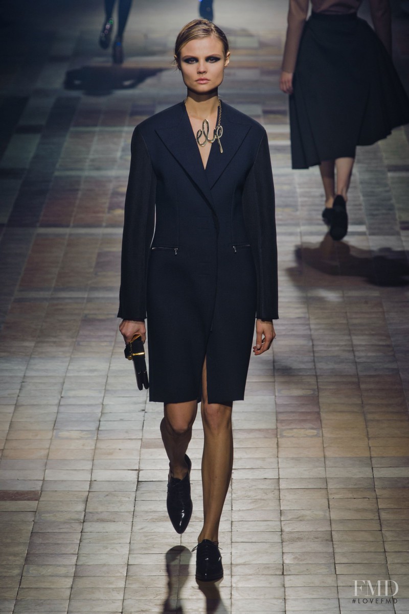 Magdalena Frackowiak featured in  the Lanvin fashion show for Autumn/Winter 2013