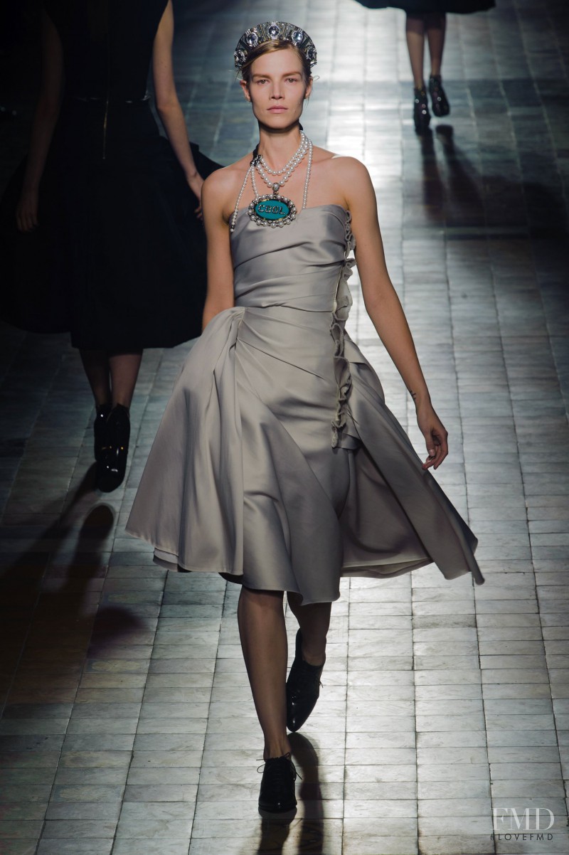 Suvi Koponen featured in  the Lanvin fashion show for Autumn/Winter 2013