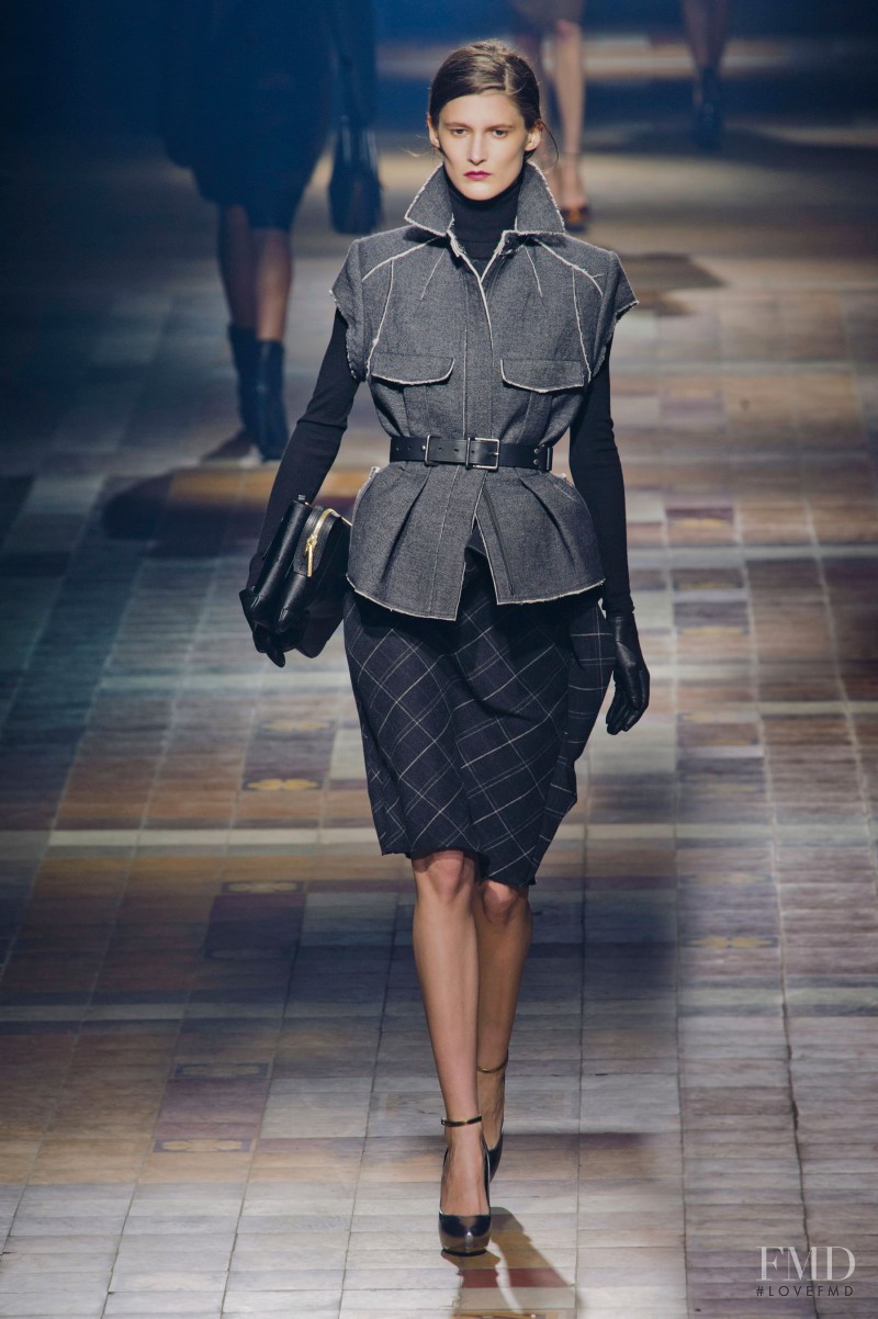 Marie Piovesan featured in  the Lanvin fashion show for Autumn/Winter 2013