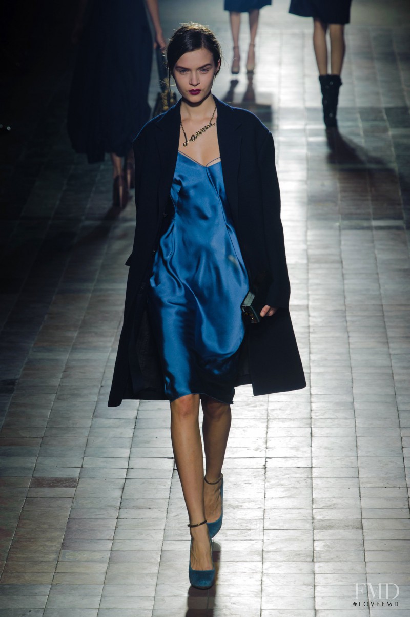 Josephine Skriver featured in  the Lanvin fashion show for Autumn/Winter 2013