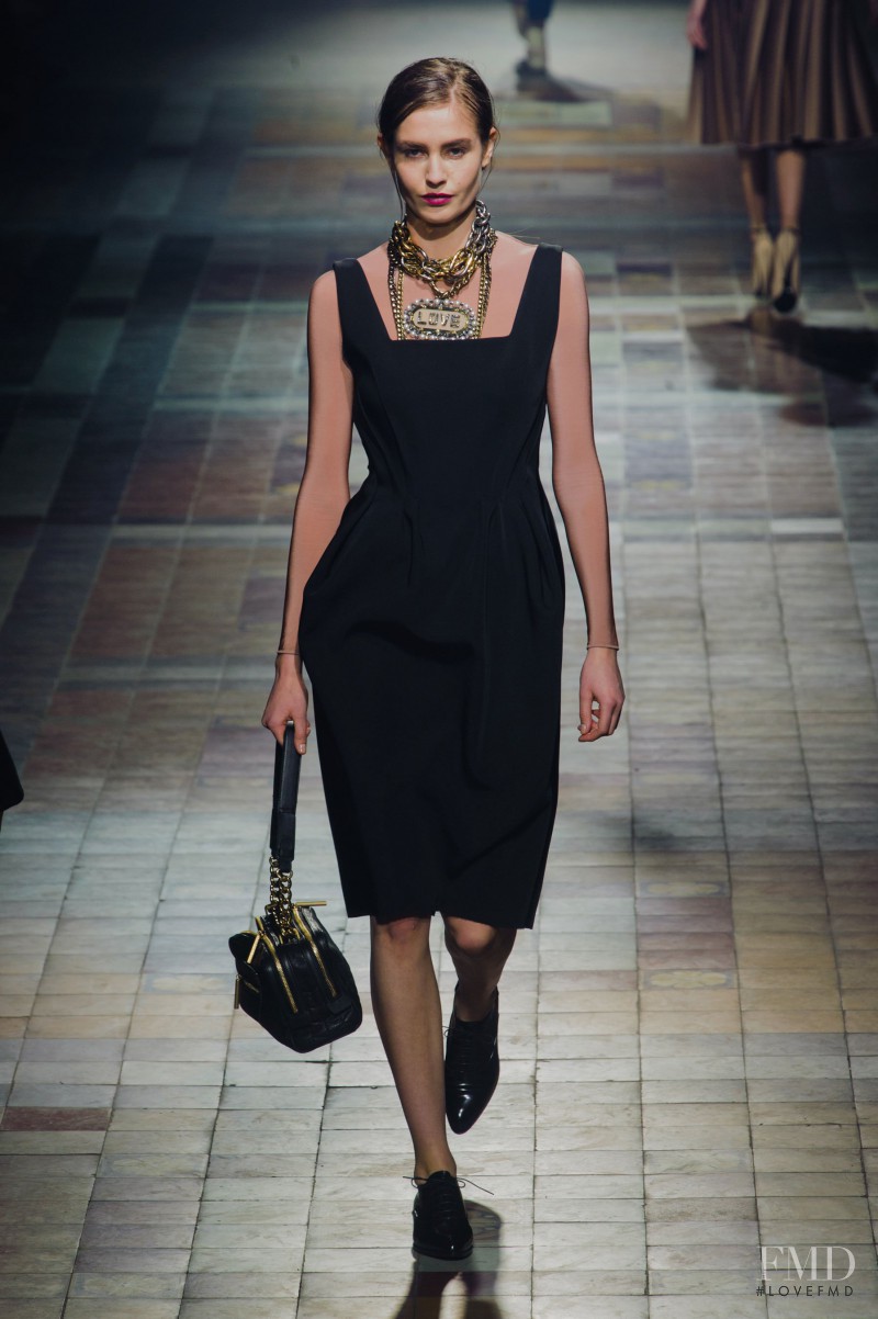 Nadja Bender featured in  the Lanvin fashion show for Autumn/Winter 2013