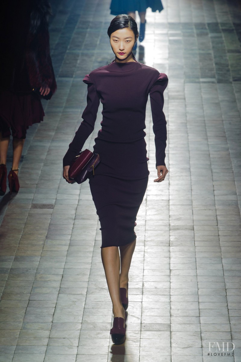 Ji Hye Park featured in  the Lanvin fashion show for Autumn/Winter 2013