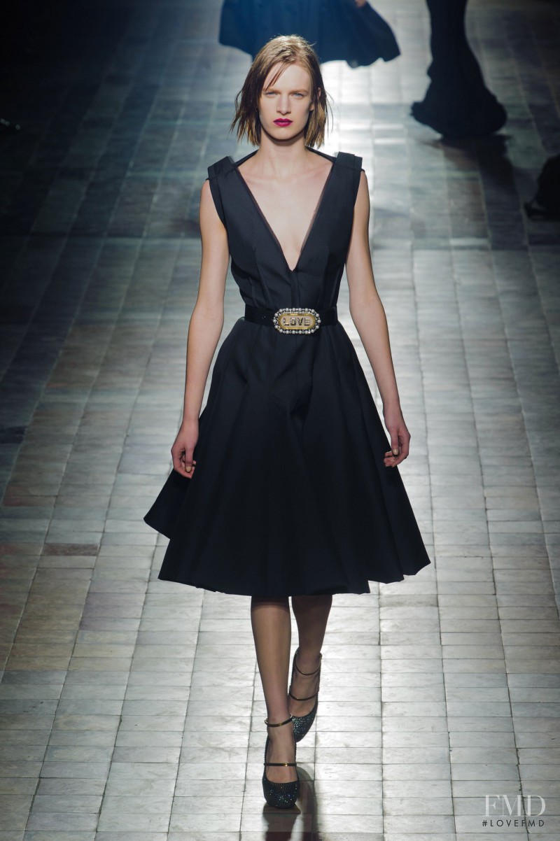 Ashleigh Good featured in  the Lanvin fashion show for Autumn/Winter 2013
