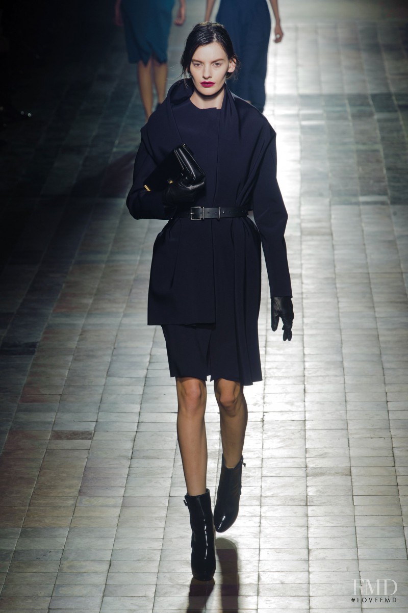 Amanda Murphy featured in  the Lanvin fashion show for Autumn/Winter 2013