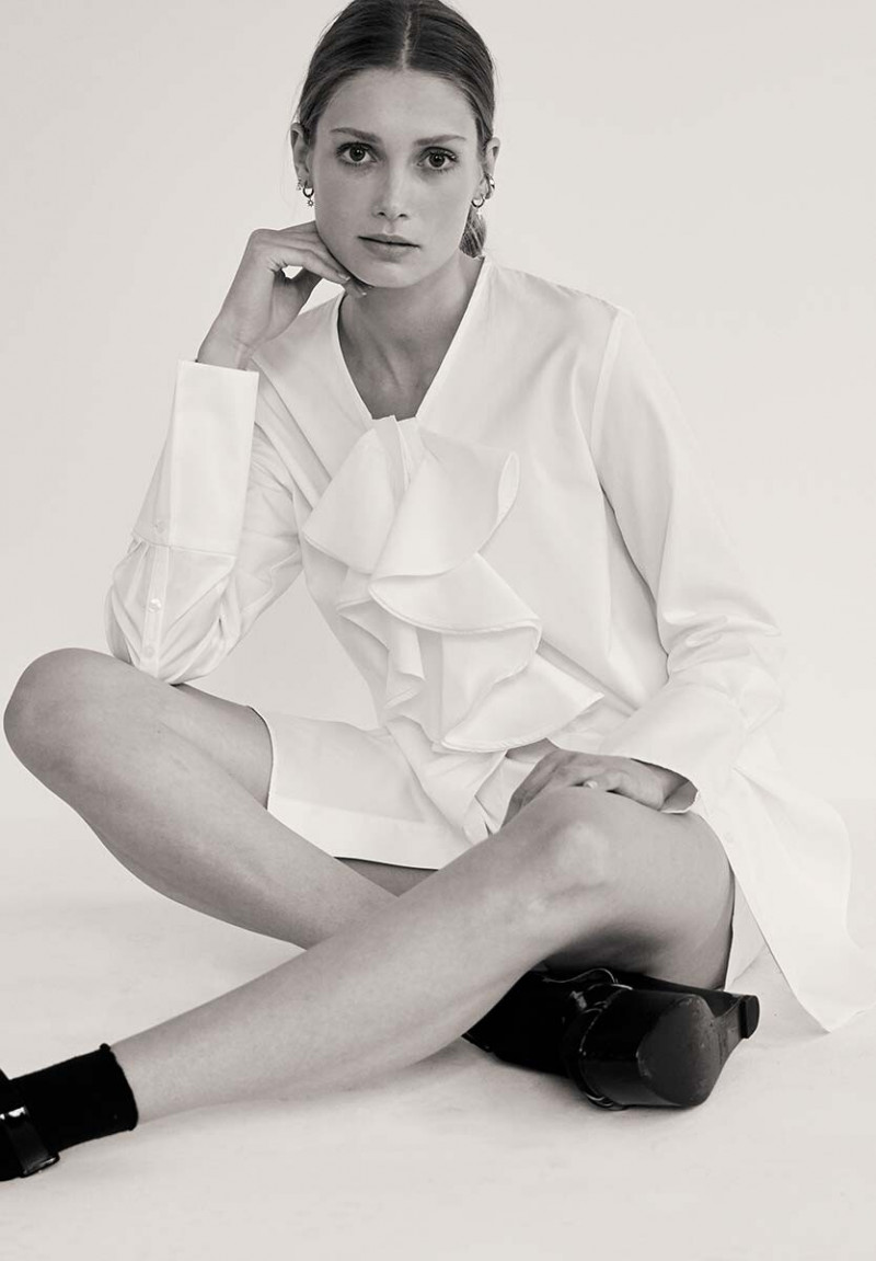 Karoline Seul featured in  the Eva Mann advertisement for Spring/Summer 2021