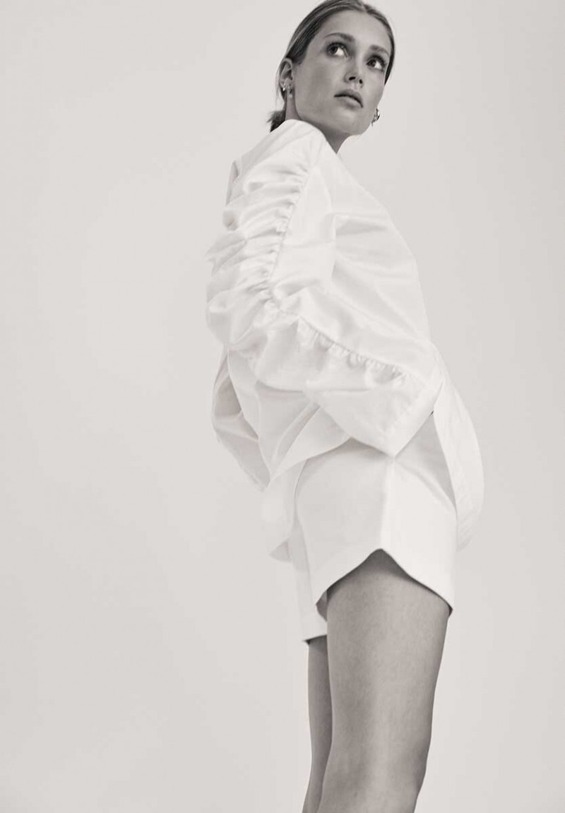 Karoline Seul featured in  the Eva Mann advertisement for Spring/Summer 2021