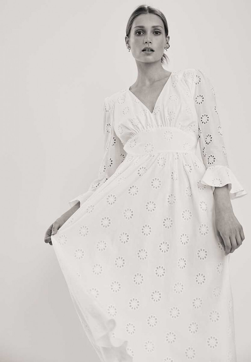 Karoline Seul featured in  the Eva Mann advertisement for Spring/Summer 2021