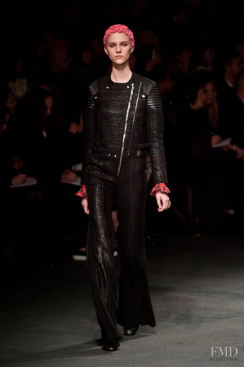 Nicole Pollard featured in  the Givenchy fashion show for Autumn/Winter 2013