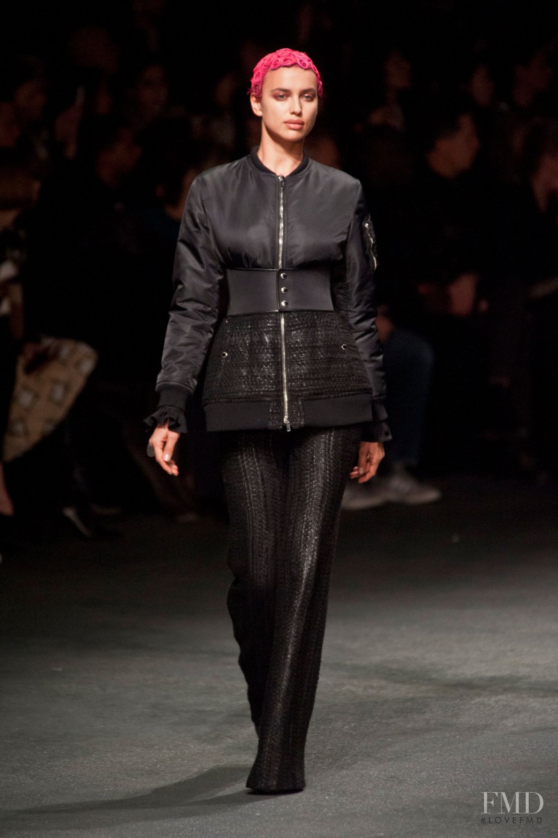 Irina Shayk featured in  the Givenchy fashion show for Autumn/Winter 2013