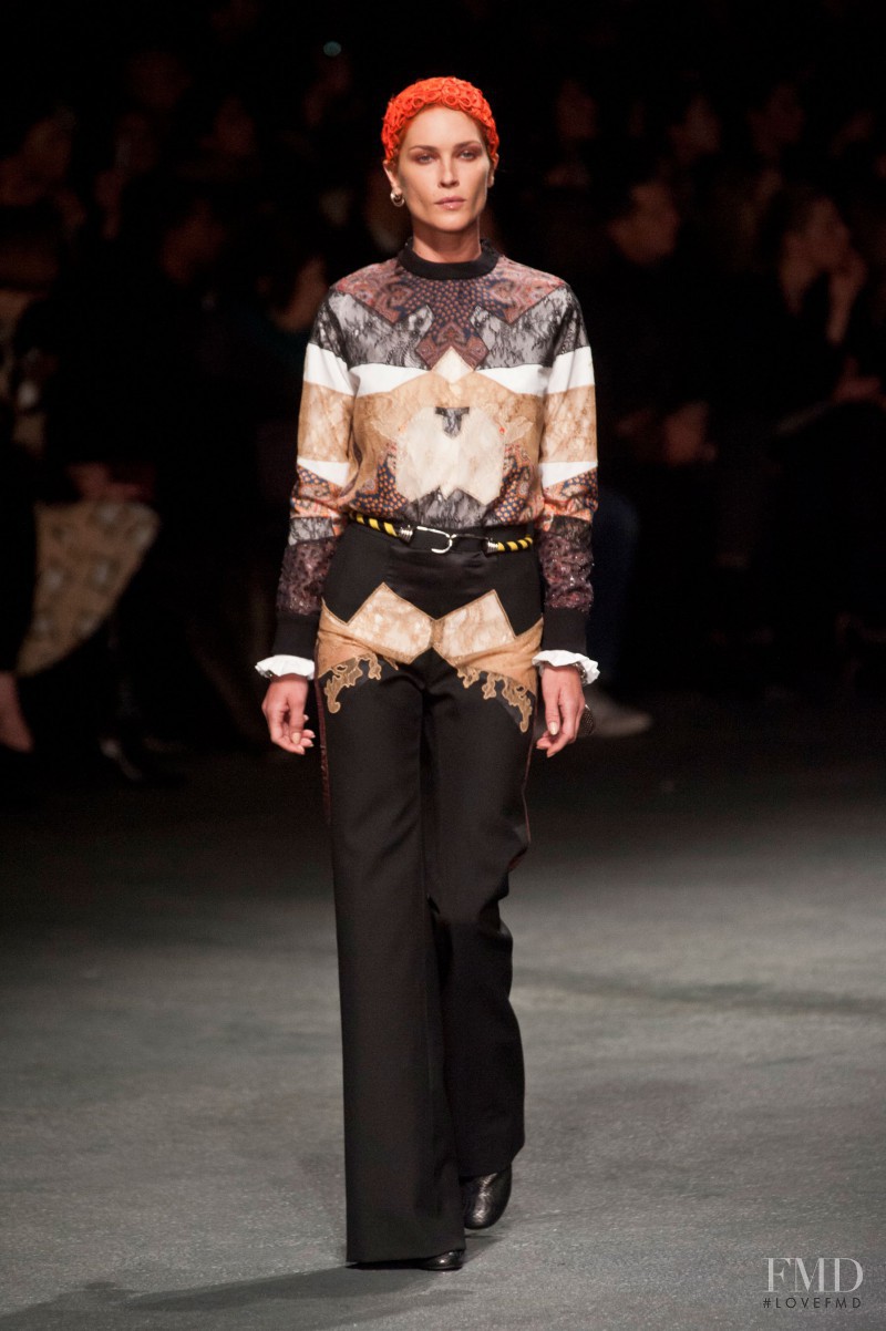 Erin Wasson featured in  the Givenchy fashion show for Autumn/Winter 2013