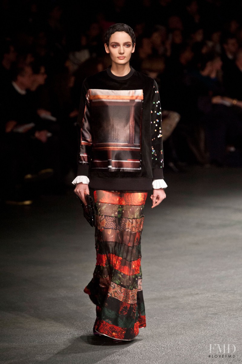 Zuzanna Bijoch featured in  the Givenchy fashion show for Autumn/Winter 2013