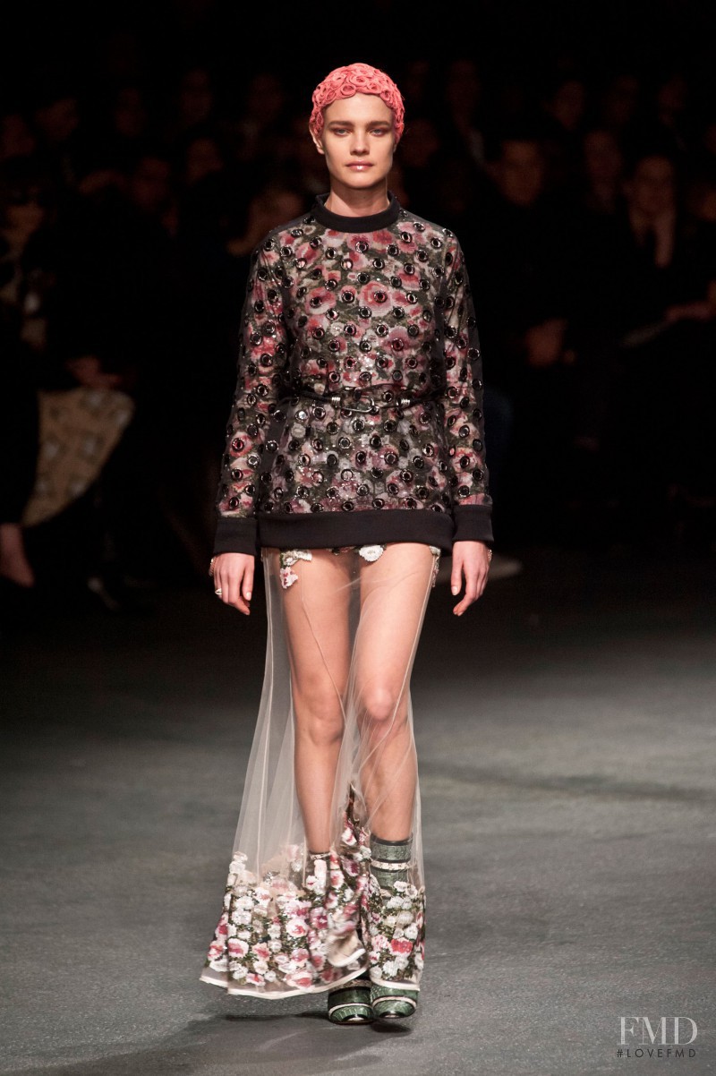 Natalia Vodianova featured in  the Givenchy fashion show for Autumn/Winter 2013