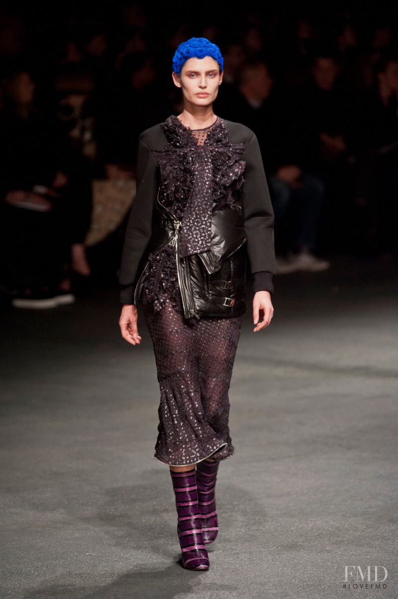 Bianca Balti featured in  the Givenchy fashion show for Autumn/Winter 2013