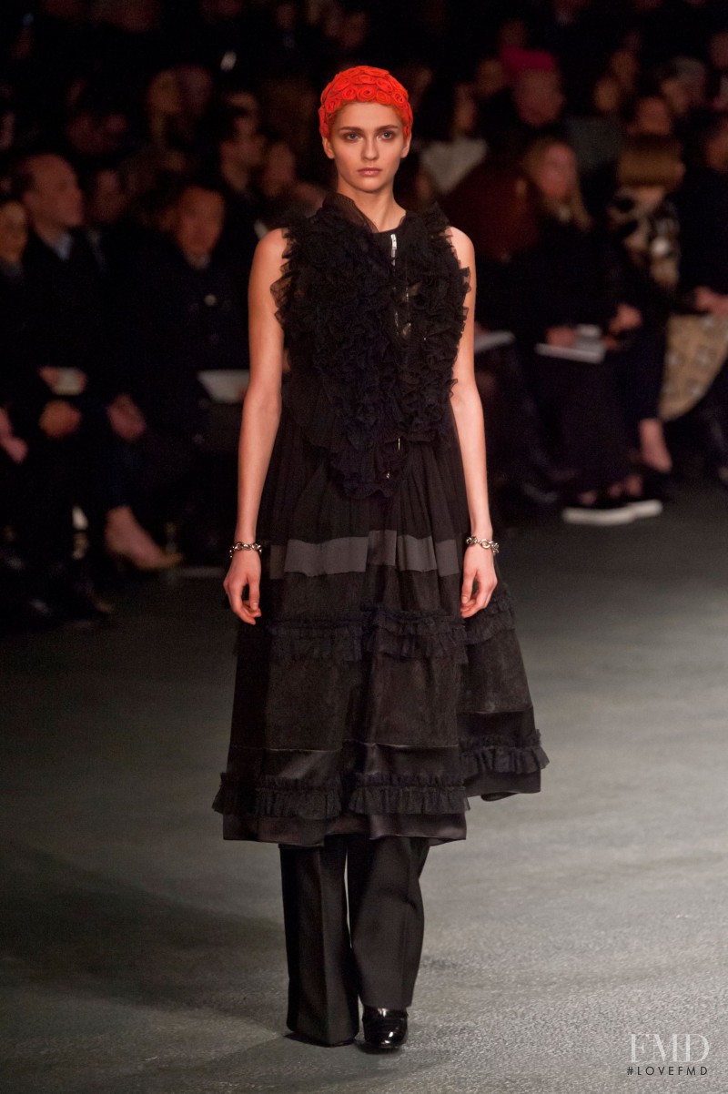 Ella Kandyba featured in  the Givenchy fashion show for Autumn/Winter 2013