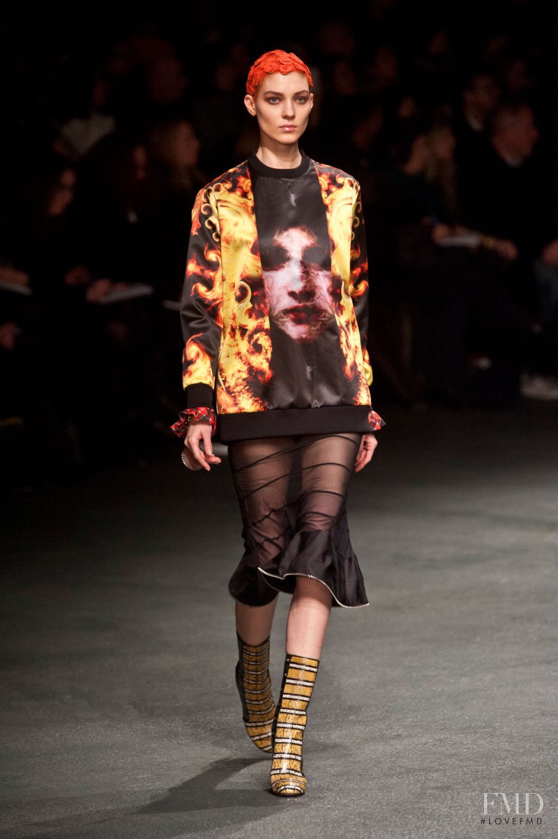 Kati Nescher featured in  the Givenchy fashion show for Autumn/Winter 2013