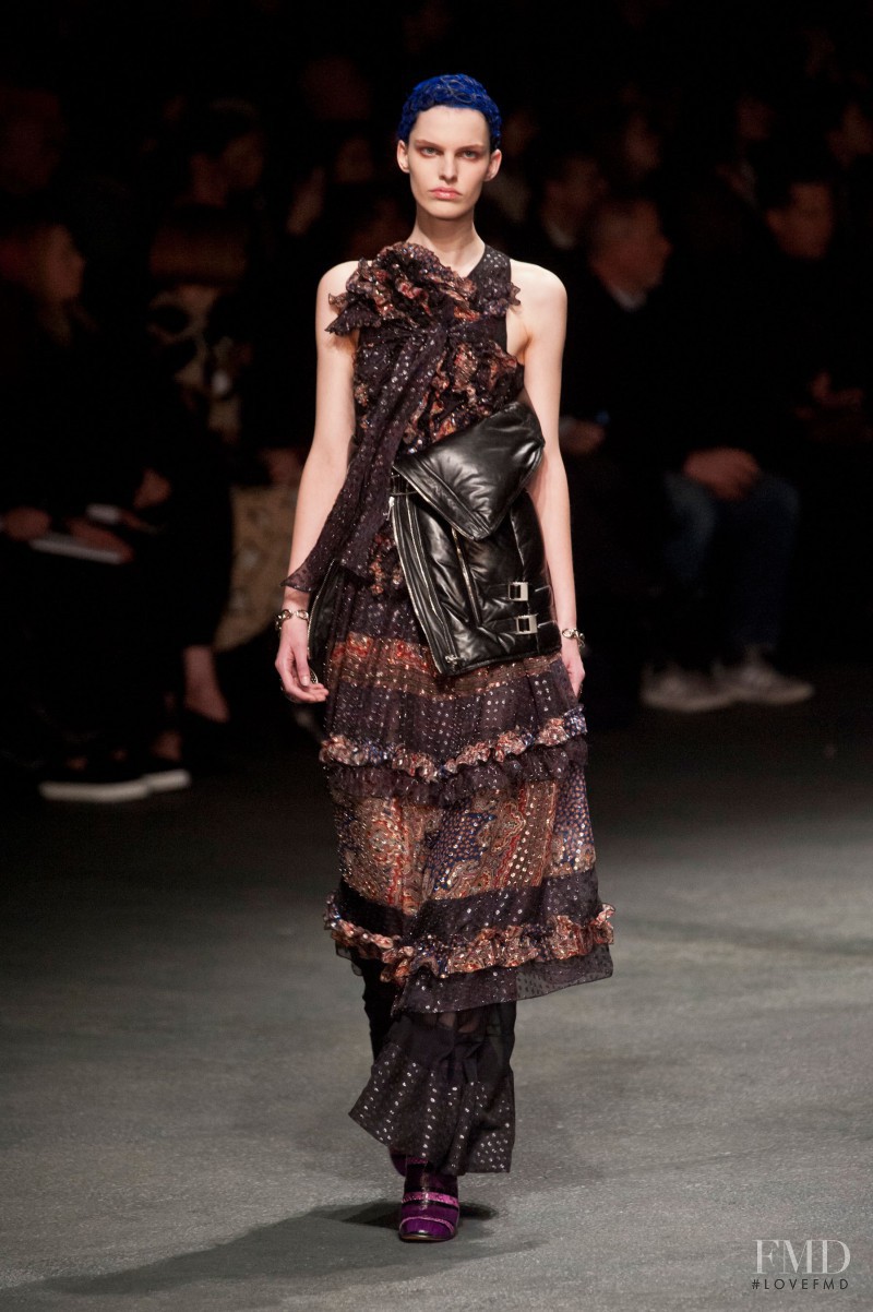 Lisa Verberght featured in  the Givenchy fashion show for Autumn/Winter 2013
