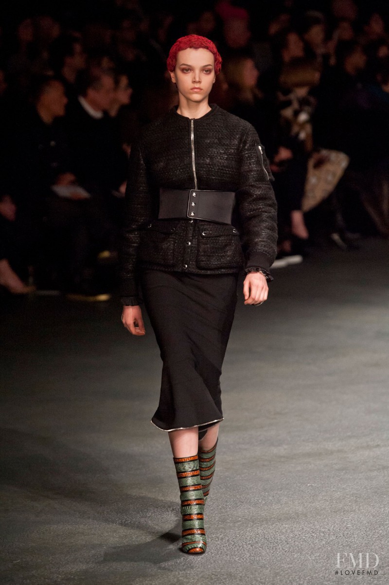 Jenna Earle featured in  the Givenchy fashion show for Autumn/Winter 2013
