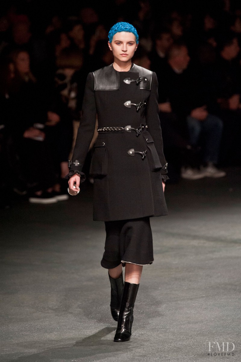 Anabela Belikova featured in  the Givenchy fashion show for Autumn/Winter 2013