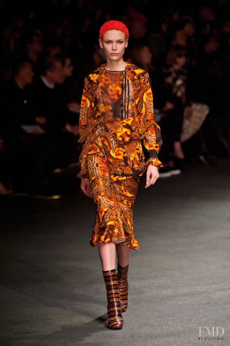 Henna Lintukangas featured in  the Givenchy fashion show for Autumn/Winter 2013