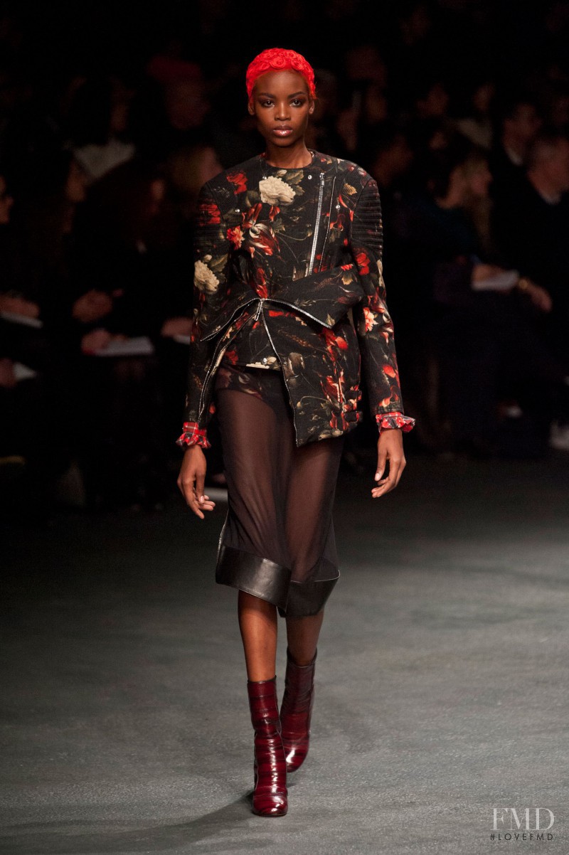 Maria Borges featured in  the Givenchy fashion show for Autumn/Winter 2013