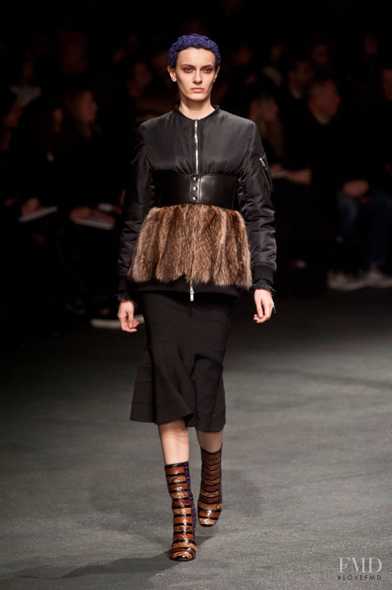 Erjona Ala featured in  the Givenchy fashion show for Autumn/Winter 2013