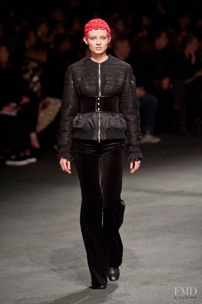 Natalia Siodmiak featured in  the Givenchy fashion show for Autumn/Winter 2013
