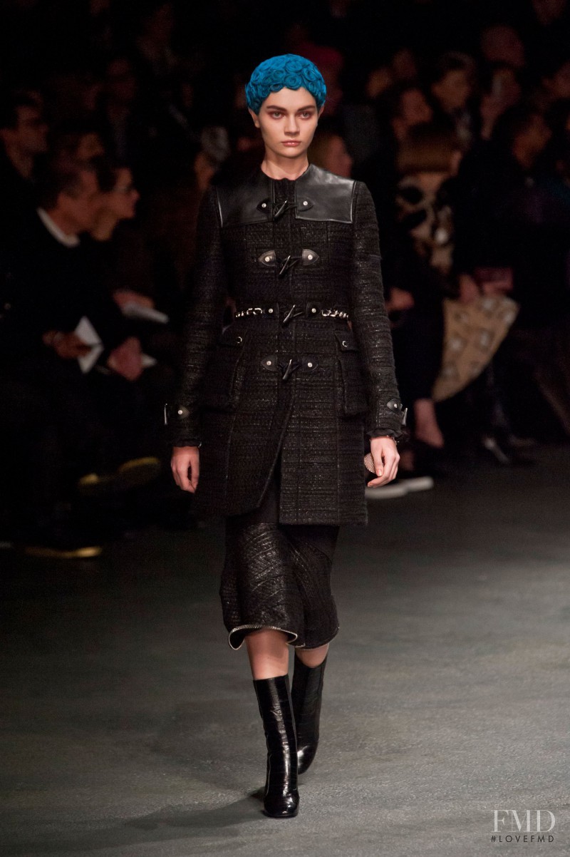 Antonina Vasylchenko featured in  the Givenchy fashion show for Autumn/Winter 2013
