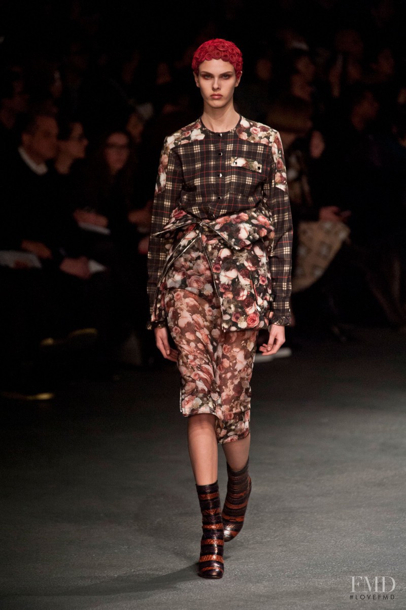 Jessa Brown featured in  the Givenchy fashion show for Autumn/Winter 2013