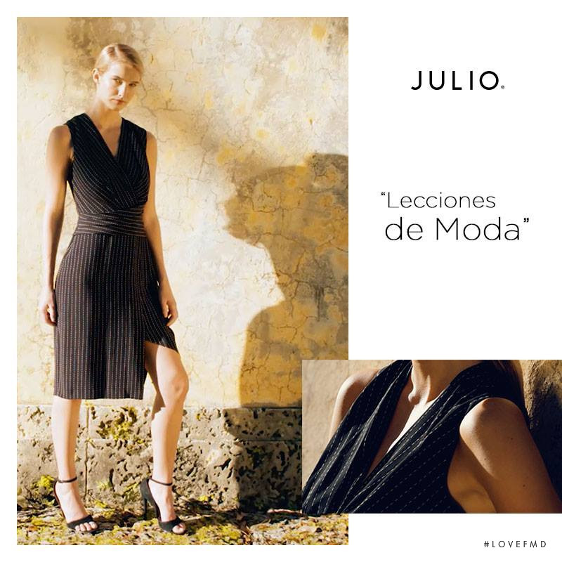 Brooke Lynn Buchanan featured in  the Julio advertisement for Spring/Summer 2016