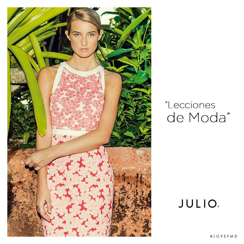 Brooke Lynn Buchanan featured in  the Julio advertisement for Spring/Summer 2016