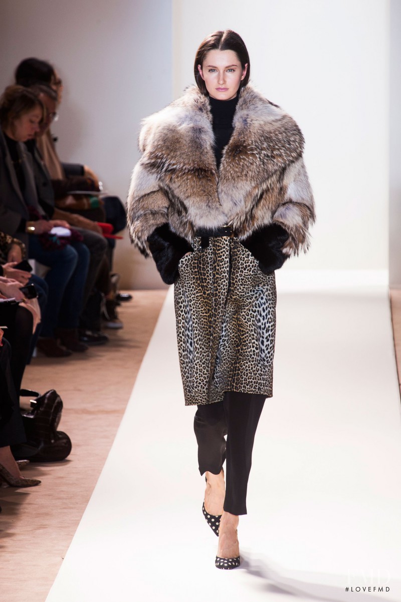 Mackenzie Drazan featured in  the Emanuel Ungaro fashion show for Autumn/Winter 2013