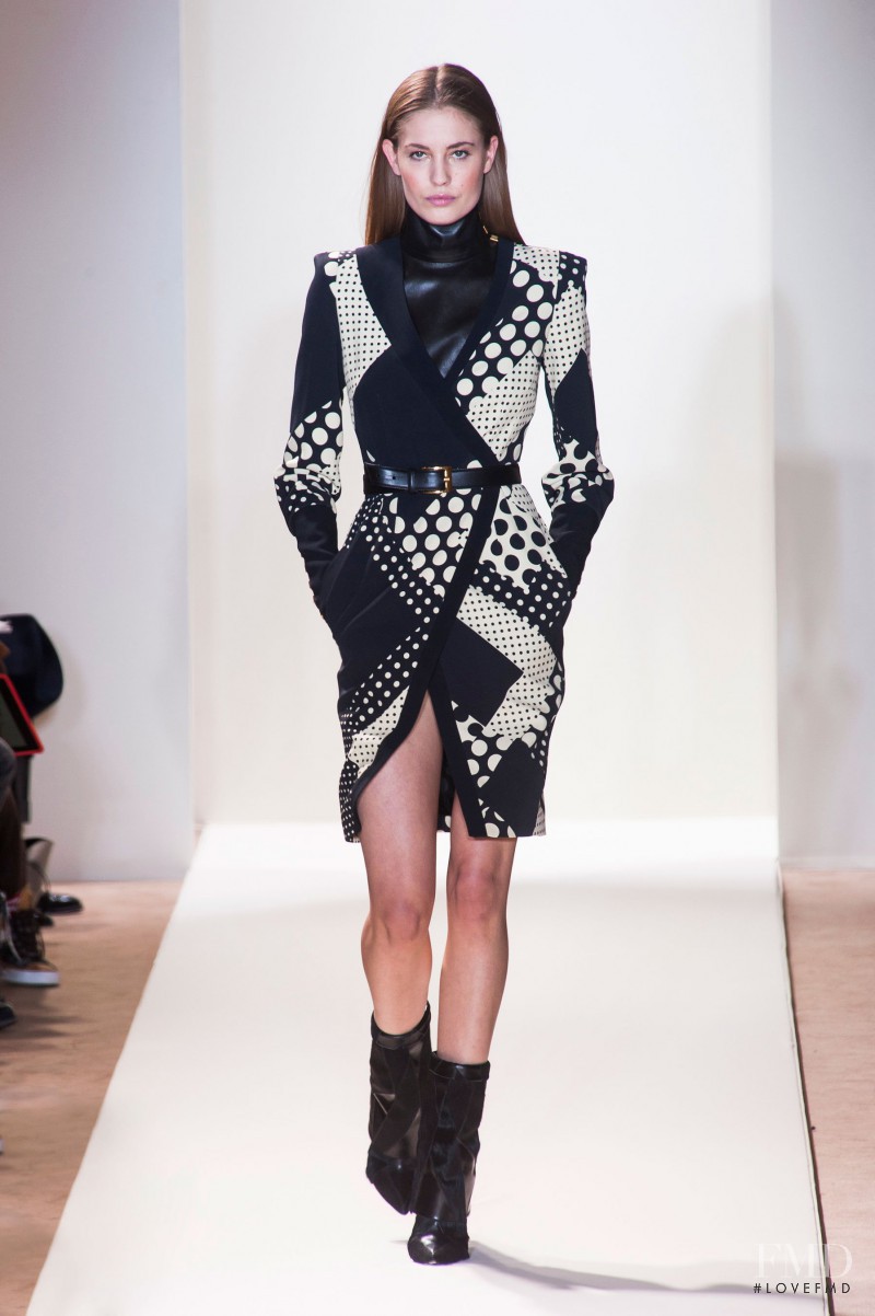 Nadja Bender featured in  the Emanuel Ungaro fashion show for Autumn/Winter 2013