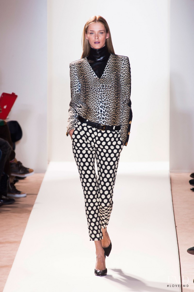 Carmen Kass featured in  the Emanuel Ungaro fashion show for Autumn/Winter 2013