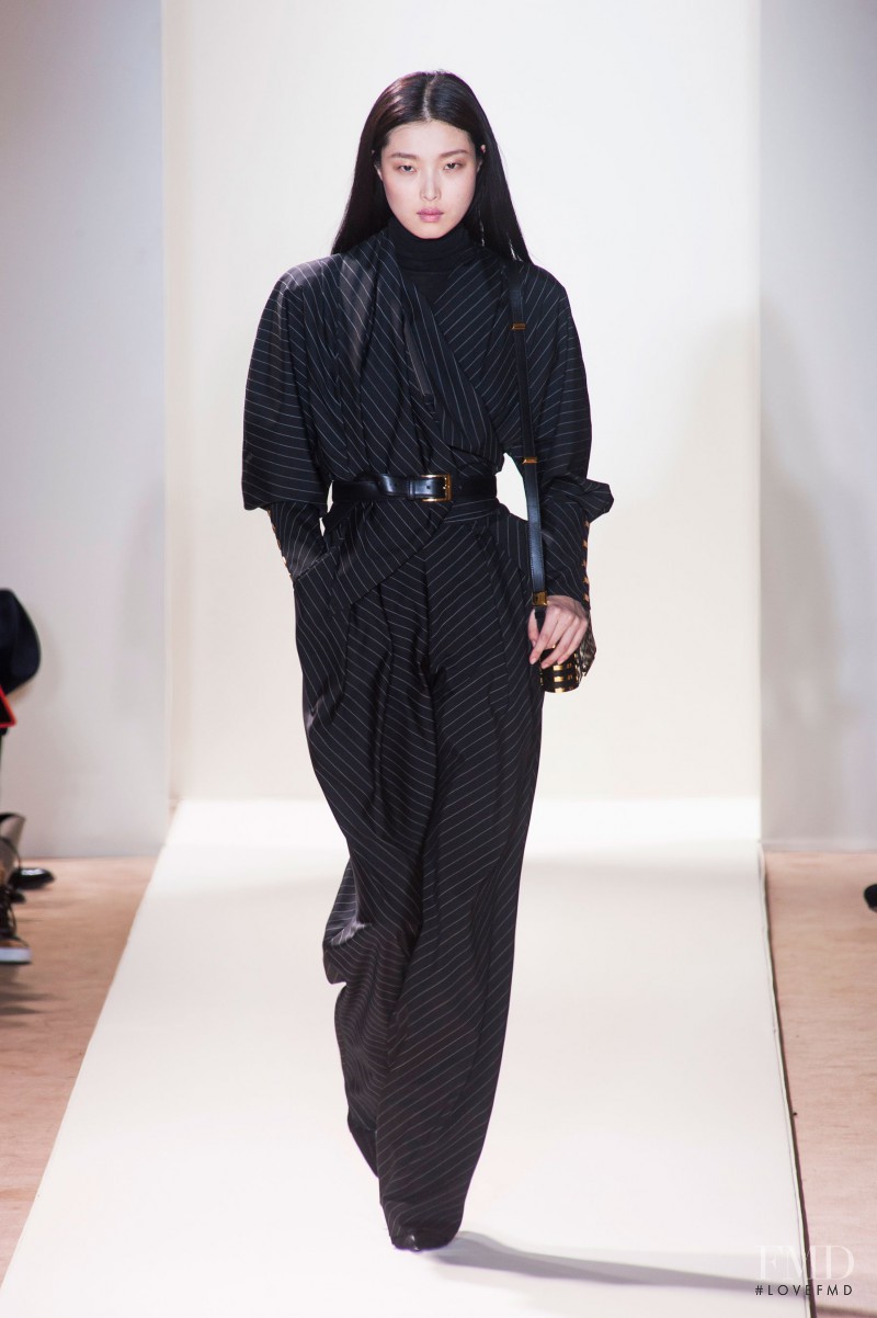 Sung Hee Kim featured in  the Emanuel Ungaro fashion show for Autumn/Winter 2013