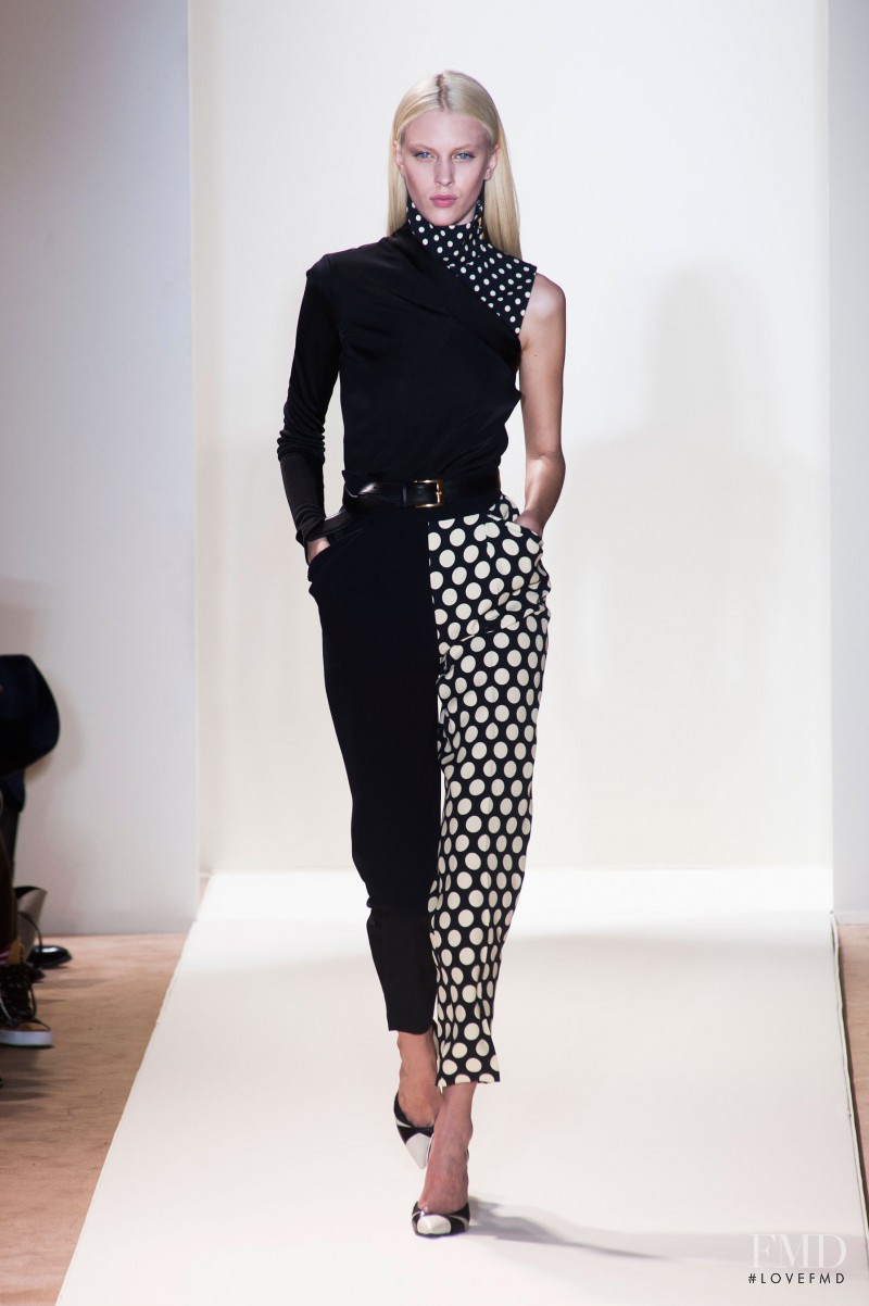 Juliana Schurig featured in  the Emanuel Ungaro fashion show for Autumn/Winter 2013