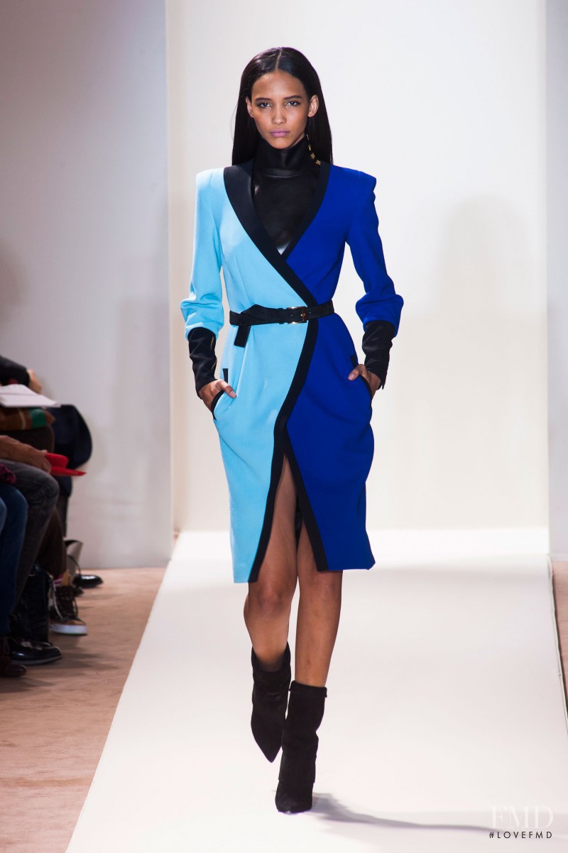 Cora Emmanuel featured in  the Emanuel Ungaro fashion show for Autumn/Winter 2013