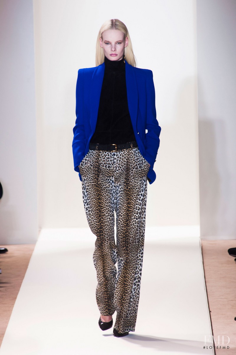 Irene Hiemstra featured in  the Emanuel Ungaro fashion show for Autumn/Winter 2013