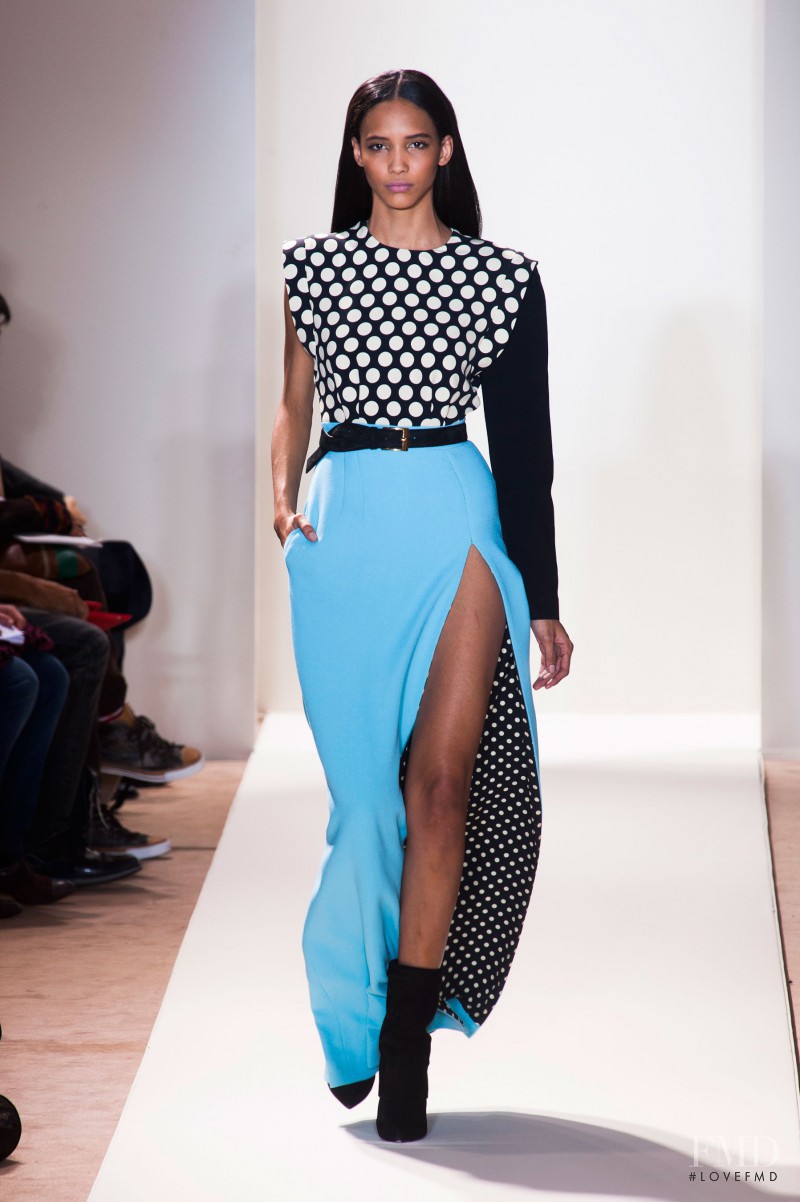 Cora Emmanuel featured in  the Emanuel Ungaro fashion show for Autumn/Winter 2013