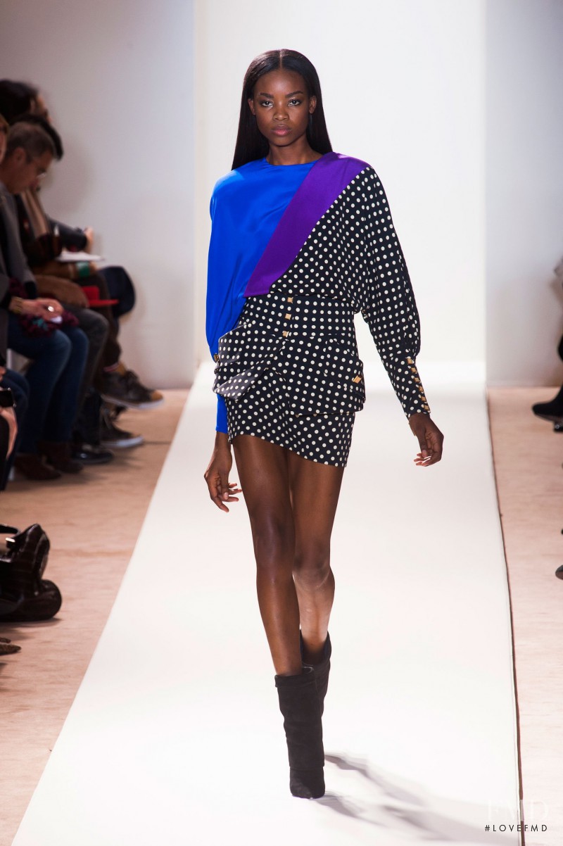 Maria Borges featured in  the Emanuel Ungaro fashion show for Autumn/Winter 2013